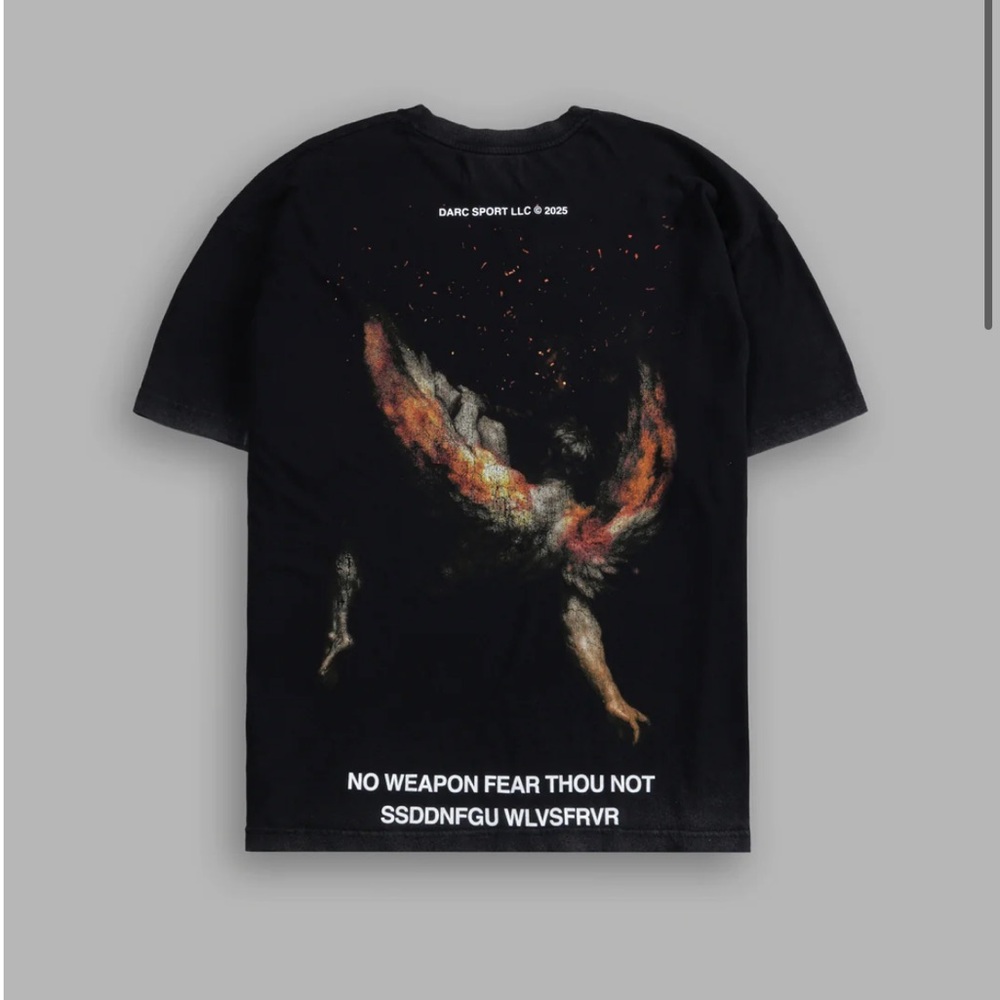 CASTED OUT "PREMIUM" OVERSIZED TEE IN BLACK